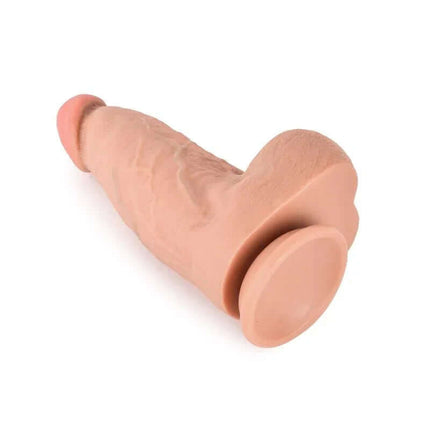 Gale Dildo Dual Layers 9.6 with realistic texture and double-layered construction by COCK FOR QUEEN for enhanced pleasure and support.