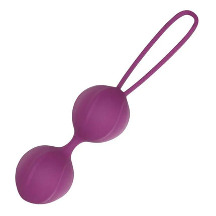 Garbo Double Kegel Ball Silicone Purple for pelvic floor training and intimate pleasure.