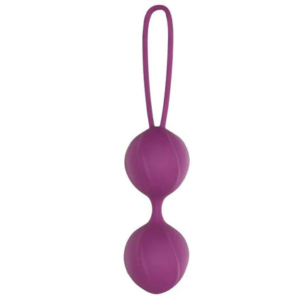Garbo Double Kegel Ball Silicone Purple for pelvic floor training and muscle strengthening.
