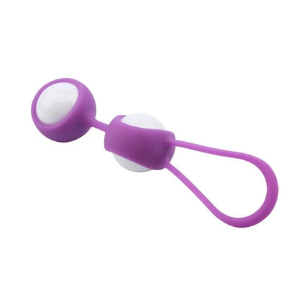 Geisha Balls MisSweet 17.7 cm Silicone Purple for pelvic floor training and vaginal stimulation.