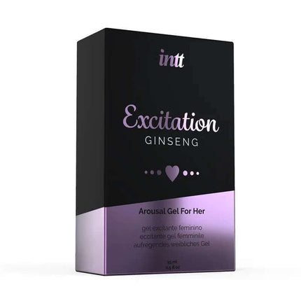 Gel Warm Effect Exciting Ginseng 15 ml - premium intimate arousal gel packaging