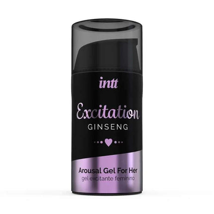 Bottle of Gel Warm Effect Exciting Ginseng 15 ml intimate gel with warming sensation and Amazonian plant-based formula.