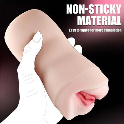 Gellen Vibrating Masturbator with non-sticky material for realistic pleasure and enhanced stimulation.