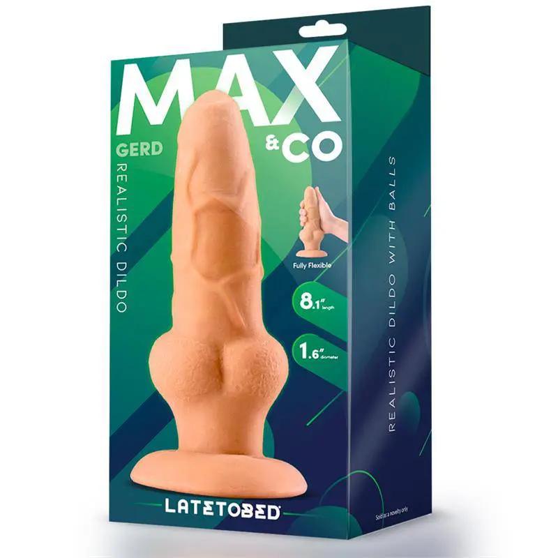 Gerd Realistic Dildo with Testicles 8.1 Flesh - secretsextoys.store