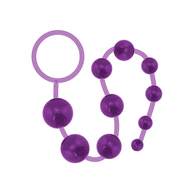G.Flex Bendable Thai Anal Beads Purple with flexible design and smooth texture for pleasurable experience