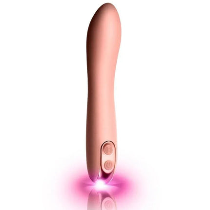 Giamo Vibe Baby Pink vibrator with ergonomic design for intense stimulation and G-spot pleasure.