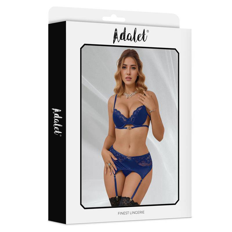 Giselle Garter Set Blue - secretsextoys.store