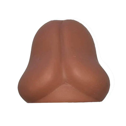 Glans Shaped Anti-Stress Ball for adult parties, 7.5 cm diameter.