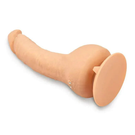 Greal Vibe Flesh realistic vibrator made with BioSkin silicone, lifelike texture, fully waterproof for pleasure.