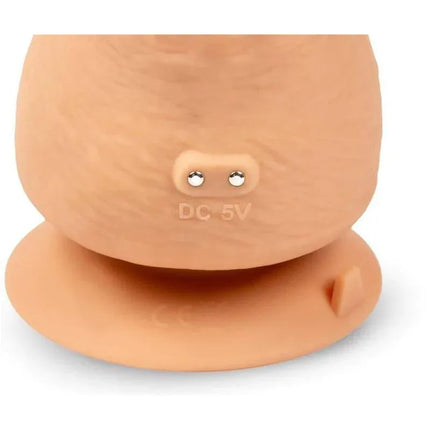 Greal Vibe Flesh vibrator with realistic BioSkin texture and waterproof design, shown in close-up view.