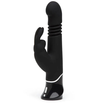 Greedy Girl Rechargeable Thrusting G-Spot Rabbit V luxury vibrator for dual stimulation