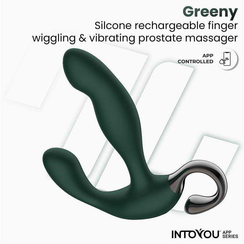 Greeny Prostate Massager with Finger Wiggling and App - secretsextoys.store