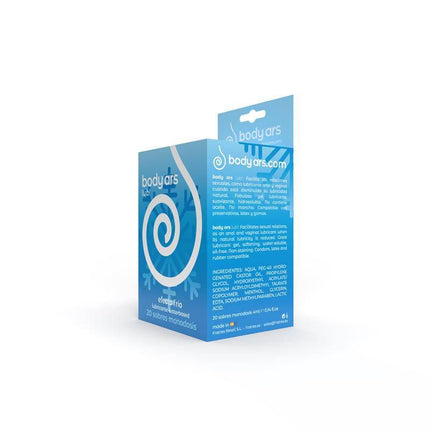 Hanging Box Colf Effect 20 Monodoses water-based lubricant with cold effect for enhanced pleasure and refreshing sensation.