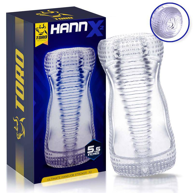 Hannx2 Ultimate Handjob Stroker Open Concept 5.5 - secretsextoys.store