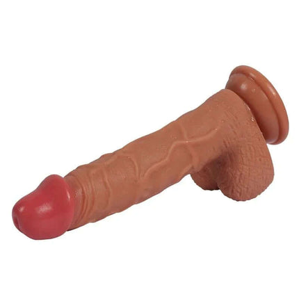 Hans Dildo Silicone Dual Layer 8.26 featuring a lifelike design with dual-layer silicone for enhanced realism and comfort in intimate use.