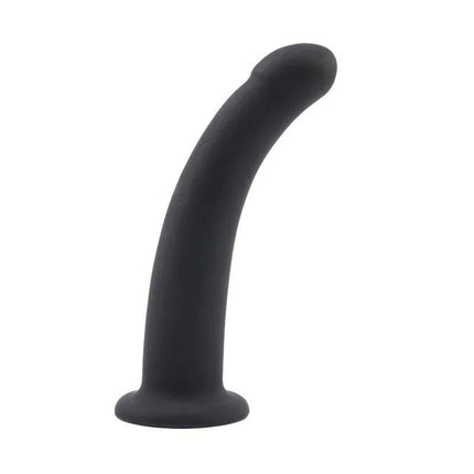 Harness Bend Over For Beginner Silicone in black silicone with a curved design for comfort and security.
