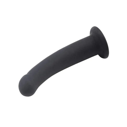 Harness Bend Over For Intermediate Silicone dildo in black, designed for comfort and powerful pleasure.