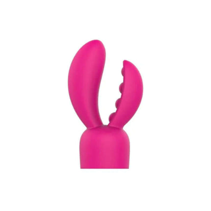 Head Massager Ripple Fuchsia - Silicone head massager in vibrant pink for enhanced massage sessions with ripple design.
