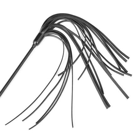 Heart Paddle with Flogger 60 cm featuring elegant and powerful design for BDSM enthusiasts with flogger strands visible.