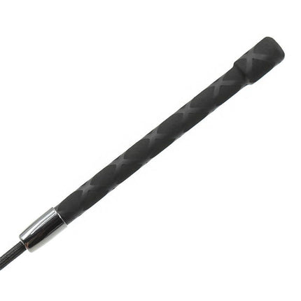 Black handle of heart shaped riding crop 51 cm, BDSM accessory