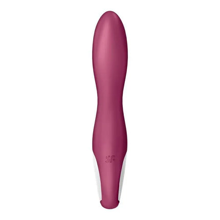 Heated Affair Vibrador with Heat Effect G-Spot USB Silicona in pink, showcasing sleek design and powerful clitoral stimulation features.