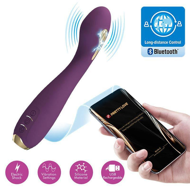 Hector Electroshock Vibe with App offering Bluetooth control and intense vibrations for a customizable experience with smartphone integration.