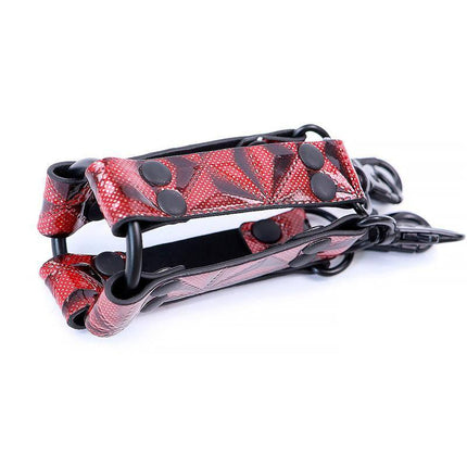 Hog Tie Diamond Vegan Leather from Diamond Line, luxury BDSM restraint with soft durable vegan leather for bondage enthusiasts