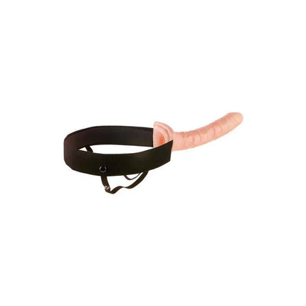 Hollow Strap-On 25 cm Flesh with adjustable harness for intimate play