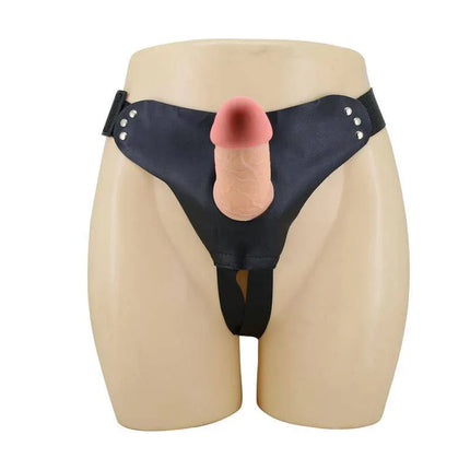 Hollow Strap-on Harness wt Dildo 19 cm Mavis featuring realistic design and adjustable straps for secure fit