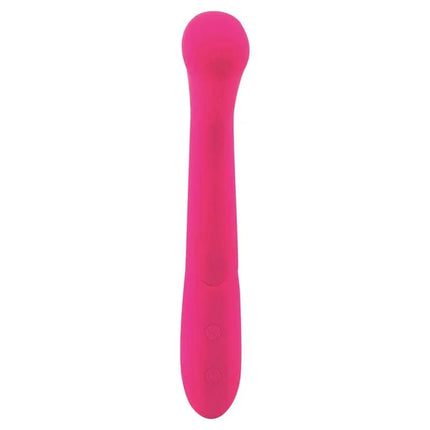 Honey G-Spot Vibe USB Silicone Fuchsia vibrator for targeted G-spot stimulation, shown in vibrant fuchsia color.