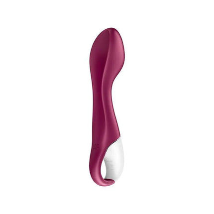Hot Spot Vibe with Heat Function G-Spot USB Silicone in a curved design for precise stimulation and enhanced pleasure.