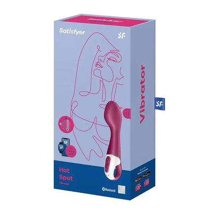 Packaging of Hot Spot Vibe with Heat Function G-Spot USB Silicone
