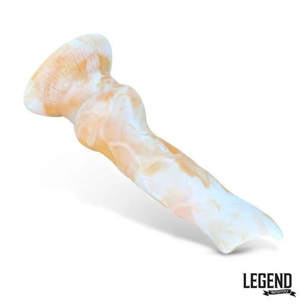 Houndre Liquid Silicone Dildo 19,5 cm in marbled design by Legend Dildos
