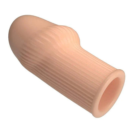 Huel Penis Sleeve made from flexible, silky-smooth TPR material for enhanced performance and secure fit.