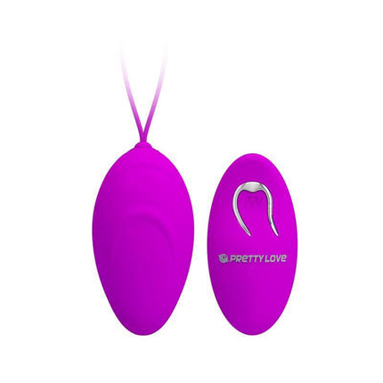 Huevo a Control Remoto Silicone Cover Clave 72, pink vibrating egg and remote, 12 vibration modes, compact design
