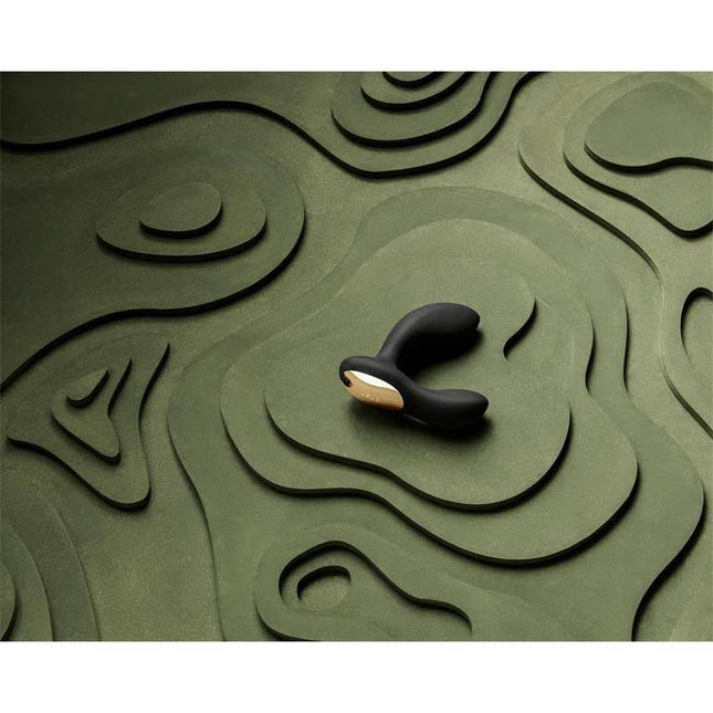 Hugo 2 Prostate massager with black APP on a textured surface