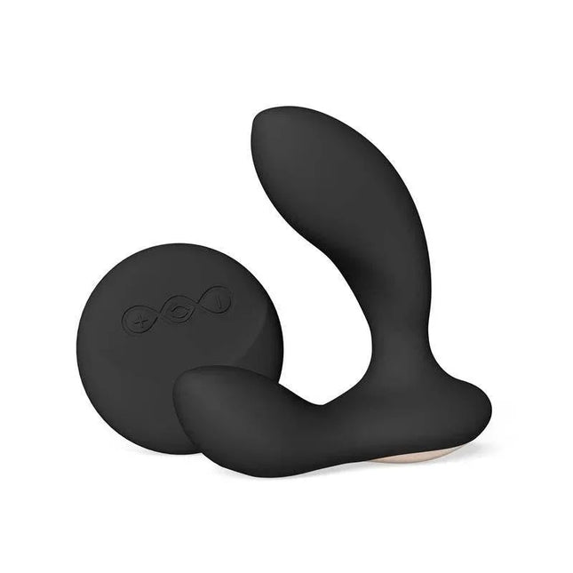 Hugo 2 Remote Control Prostate Massager Black with dual-motor design for powerful stimulation and versatile use.
