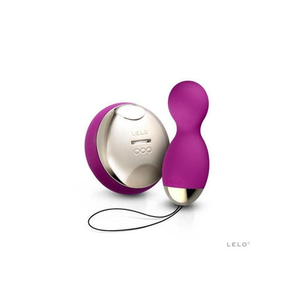 HULA BEADS Deep Rose remote-controlled pleasure beads rotating and vibrating for G-spot and clitoral stimulation, discreet design.