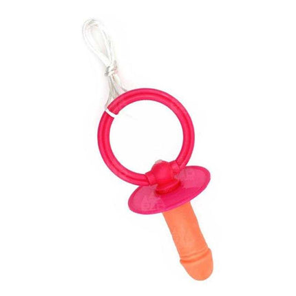 Humorous Novelty Adult Pacifier for Parties - Diablo Picante large and playful pacifier for fun events and celebrations.