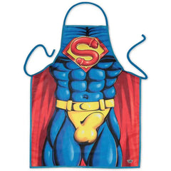 Super Dick Apron with superhero design, perfect for adding humor to cooking and grilling moments.