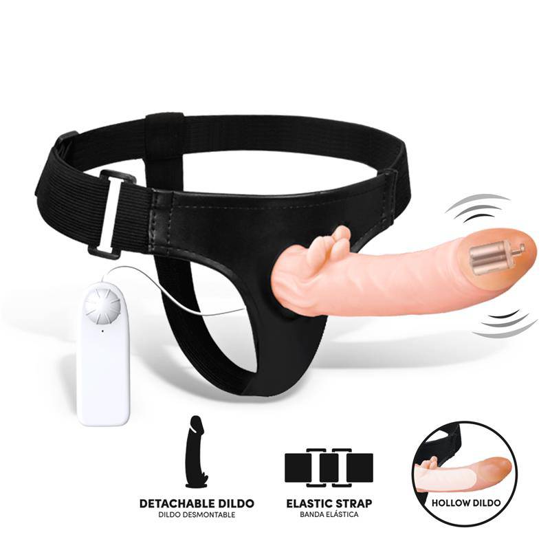 Hybee Multi - Speed Strap - On with Hollow Dildo and Remote Control - secretsextoys.store
