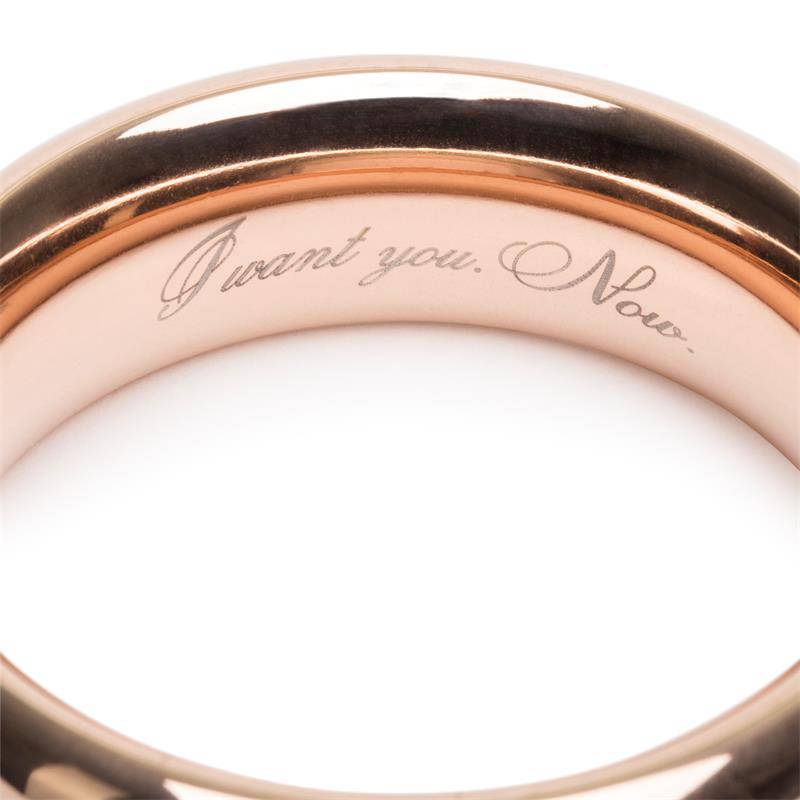 I Want You Now Steel Love Ring - secretsextoys.store