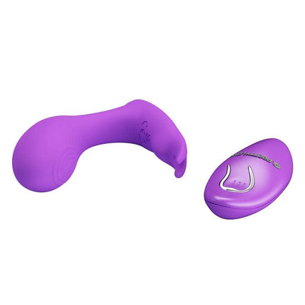 Idabelle Stimulator with Vibration and Pulsation Remote Control, featuring dual motors for targeted pleasure.