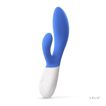 Ina Wave 2 Vibe California Sky triple-action vibrator offering 12 vibration functions for intense multi-point stimulation.
