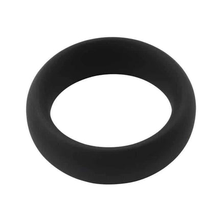 Infinity Black Silicone Ring L enhancing comfort and safety with durable, skin-friendly silicone. Phthalate-free for safe, repeated use.