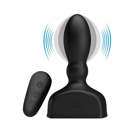 Inflatable Remote Control Anal Plug - Mr. Play with remote and vibration feature