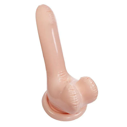 Inflatable novelty item shaped for adult-themed parties and games, suitable as a fun decor piece or humorous gift.