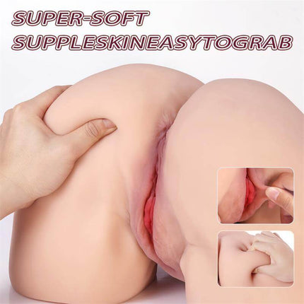 Ingrid Torso with Vibration and Sucking Efect 15.3 kg, featuring realistic soft texture and lifelike design for enhanced pleasure.