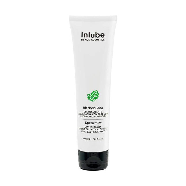 Inlube Peppermint Water Based Lubricant 100ml tube with Aloe Vera blend