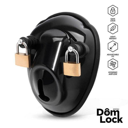 Inmate Chastity Cage with Spacers for Men by Domlock
